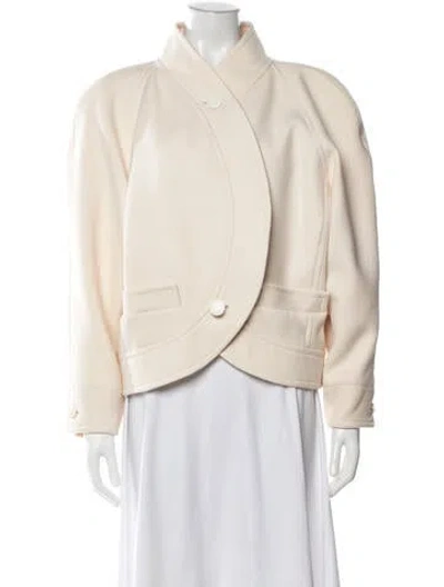 Pre-owned Courrèges Wool Jacket In Neutrals