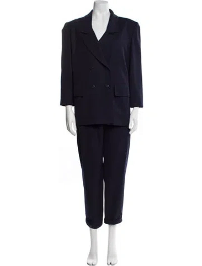 Pre-owned Courrèges Wool Set In Blue
