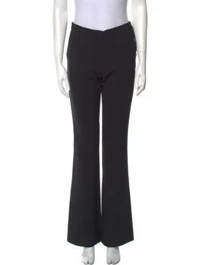 Pre-owned Courrèges Wool Wide Leg Pants W/ Tags In Black