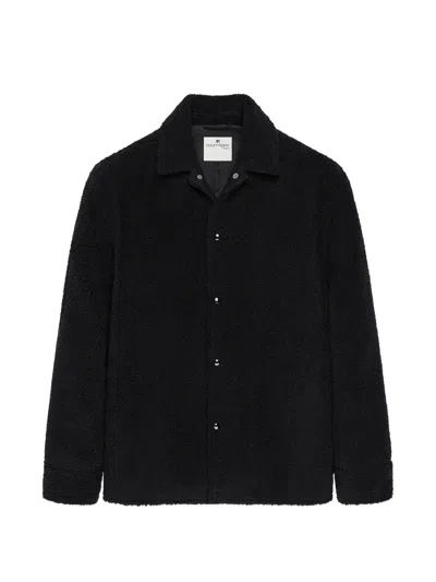 Courrèges Wool-blend Shirt Jacket In Black
