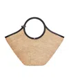 Courrèges Maxy Holy Ac Logo Plaque Tote Bag In Natural