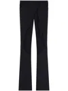 Courrèges Wrap-design Flared Jeans In Black