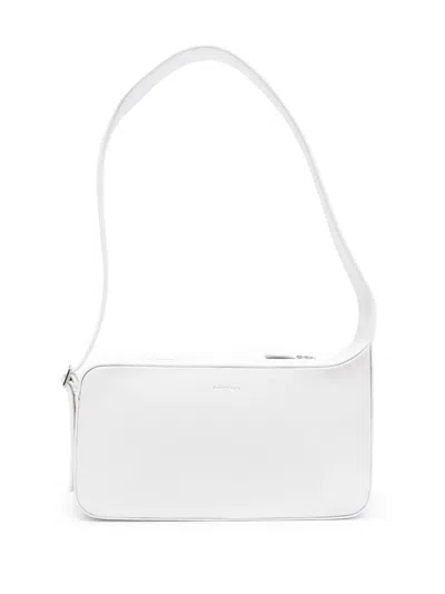 Courrèges Zip-fastening Shoulder Bag In White
