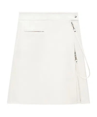 Courrèges Zip-fastening Skirt In Neutral