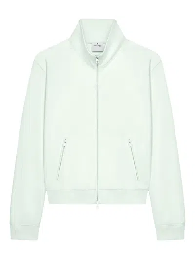 Courrèges Zip Pocket Sweatshirt In White
