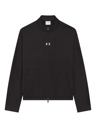 COURRÈGES ZIP-UP AC-LOGO TRACK JACKET