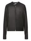 Courrèges Zip-up Biker Jacket In Black