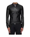 Courrèges Black Zipped Biker Faux-leather Jacket In Black
