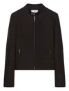 Courrèges Zip-up Bomber Jacket In Black