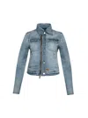 Courrèges Zip Up Denim Jacket