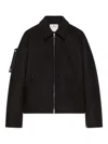 Courrèges Zip-up Jacket In Black