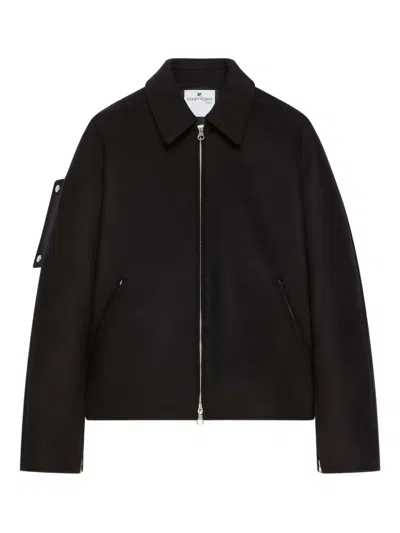 Courrèges Zip-up Jacket In Black