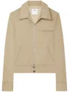Courrèges Zip-up Jacket In Neutrals