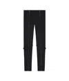 Courrèges Zip Wool Blend Pants In Black