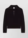 Courrèges Courreges Pre Zipped Wool Sweater