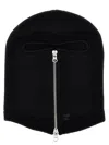 Courrèges Ac Logo Wool Balaclava In Black