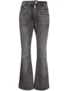Courrèges Mid-rise Cotton Flare Jeans