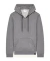 Courrèges Zipped Fleece Hoodie In Gray