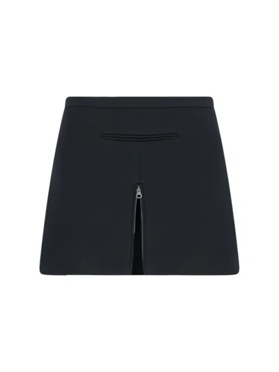 COURRÈGES ZIPPED MINI SKIRT