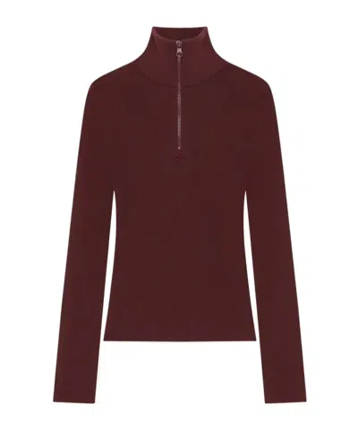 Courrèges Courreges Women Zip-up Sweater In Red