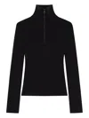 Courrèges Midnight Blue Wool Sweater In Blue