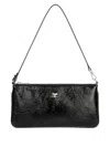 Courrèges Rectangular Naplack Pouch Adjustable Strap In Black