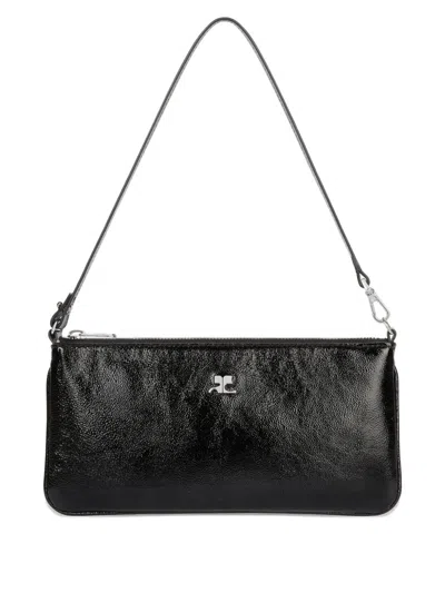 COURRÈGES ZIPPED NAPLACK POUCH WOMAN BLACK