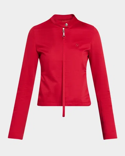 Courrèges Zipped Polycotton City Jacket