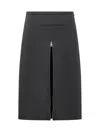 COURRÈGES ZIPPED SKIRT