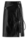 Courrèges Zipped Vinyl Skirt