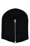 Courrèges Ac Logo Wool Balaclava In Black