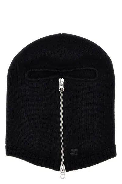 Courrèges Courreges 'zipped Wool' Balaclava