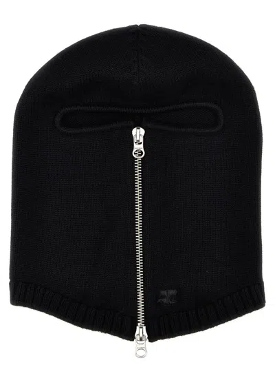 Courrèges 'zipped Wool' Balaclava