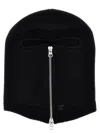 Courrèges Ac Logo Wool Balaclava In Black