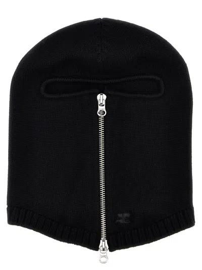 COURRÈGES COURREGES 'ZIPPED WOOL' BALACLAVA