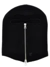 Courrèges Ac Logo Wool Balaclava In Black