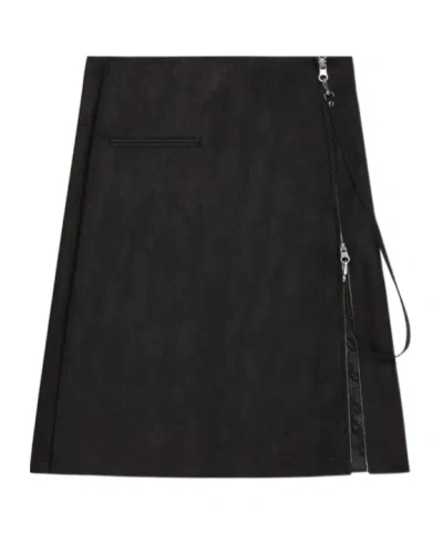 COURRÈGES COURRÈGES ZIPPED LACE SKIRT