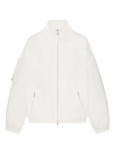 Courrèges Long Sleeve Casual Jacket In White