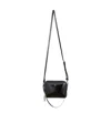 Courrèges Zippered Shoulder Bag In Black