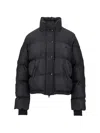 Courrèges Short Down Jacket In Black