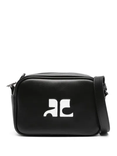 Courrèges Borsa A Spalla Reedition In Nero