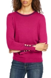 COURT & ROWE COURT & ROWE COTTON BLEND SWEATER