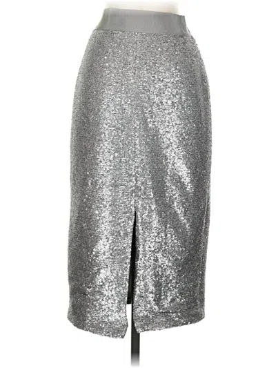 Pre-owned Court & Rowe Formal Skirt In Silver