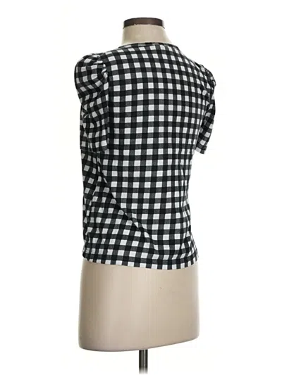 Pre-owned Court & Rowe Short Sleeve Turtleneck In Black