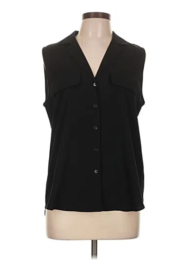 Pre-owned Court & Rowe Sleeveless Blouse In Black