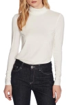 COURT & ROWE COURT & ROWE STRETCH JERSEY MOCK NECK TOP