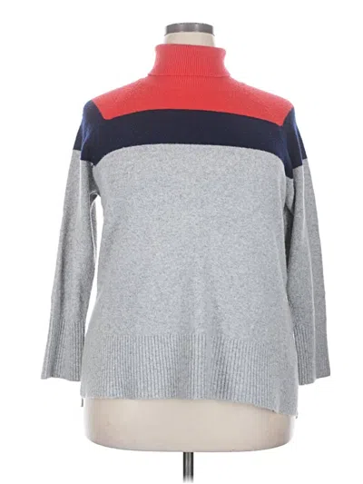 Pre-owned Court & Rowe Turtleneck Sweater In Gray