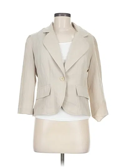 Pre-owned Courtenay Blazer Jacket In White