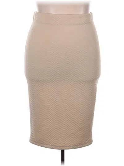 Pre-owned Courtenay Casual Skirt In Brown