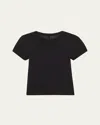 Courtney Zheng One-shoulder Merino Top In Black